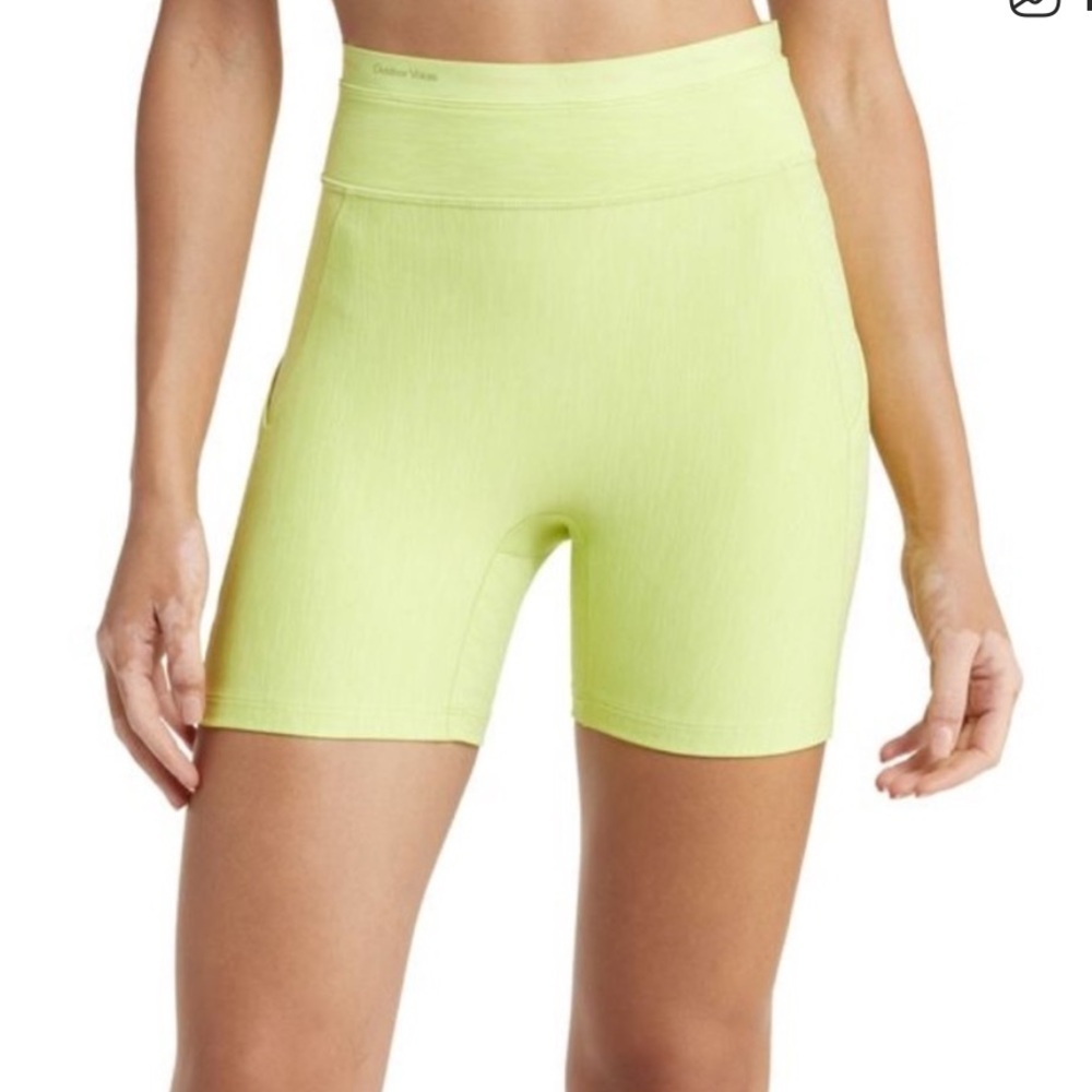 Outdoor Voices Thrive 5" Bike Shorts Neon Yellow Green XXS - Picture 11 of 11